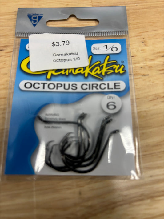 Gamakatsu Octopus Circle Hooks 1/0